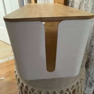 Wooden Style Cord Organizer and Cover